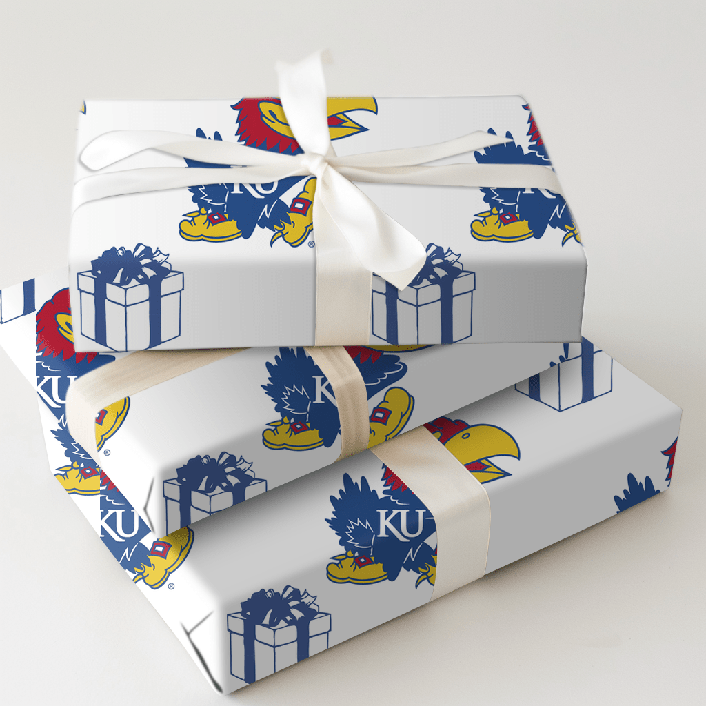 Kansas University Present - Wrapping Paper - Aspen & Arlo
