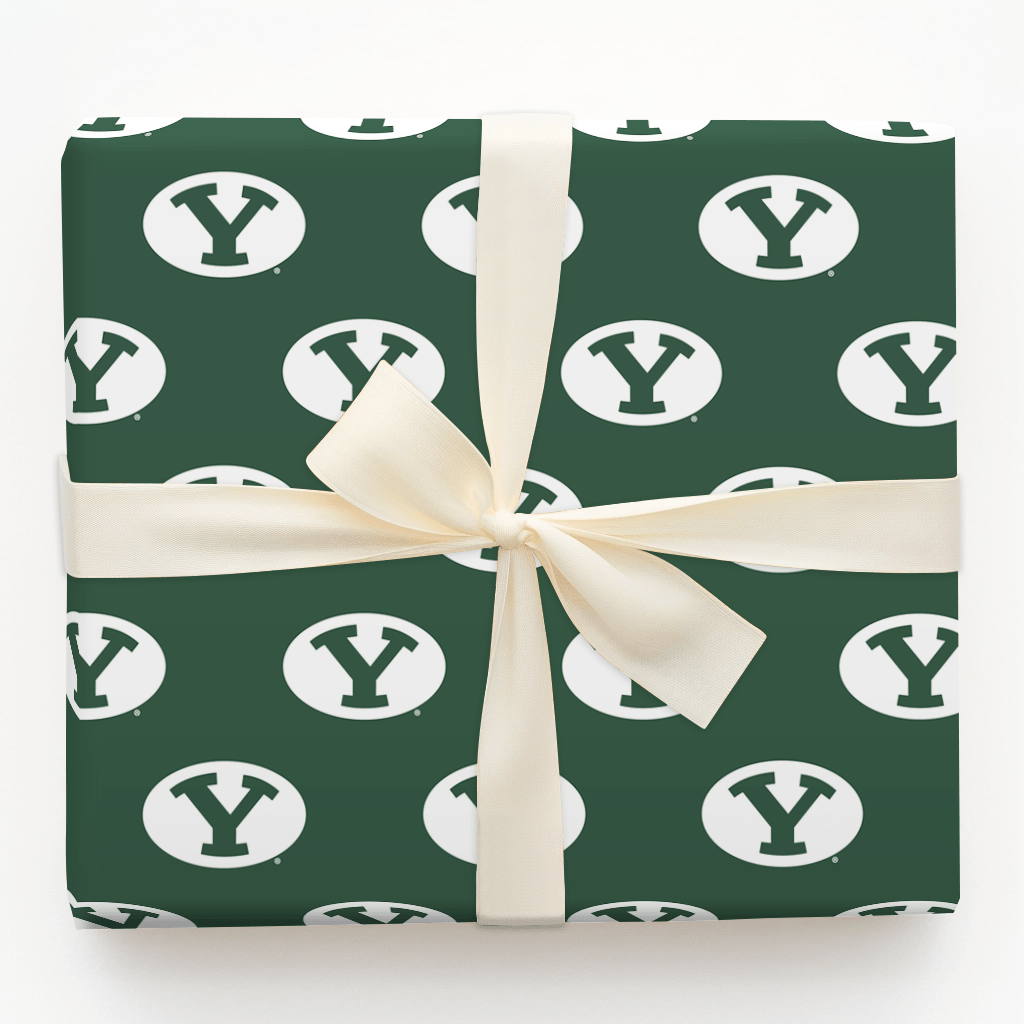 Green with Cougar Pride - Wrapping Paper - Aspen & Arlo