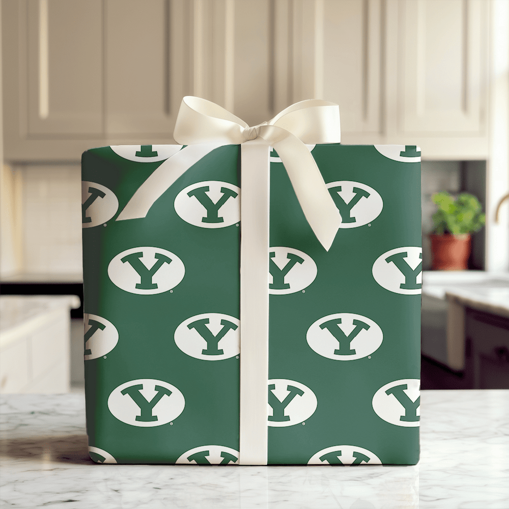 Green with Cougar Pride - Wrapping Paper - Aspen & Arlo