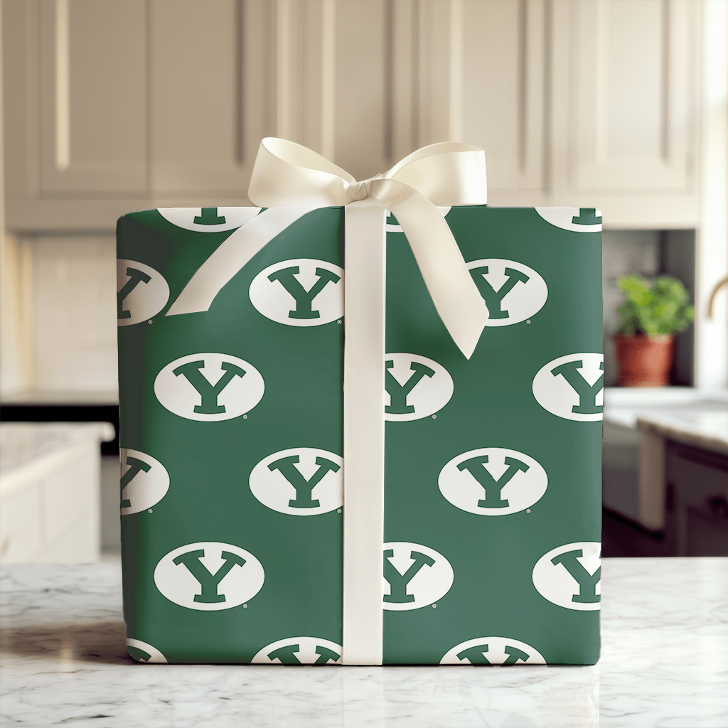 Green with Cougar Pride - Wrapping Paper - Aspen & Arlo