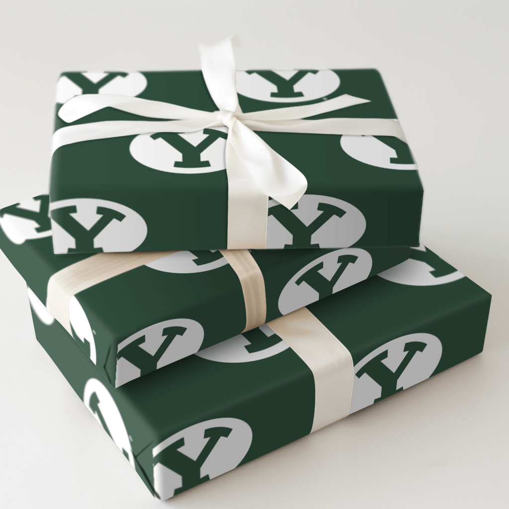 Green with Cougar Pride - Wrapping Paper - Aspen & Arlo