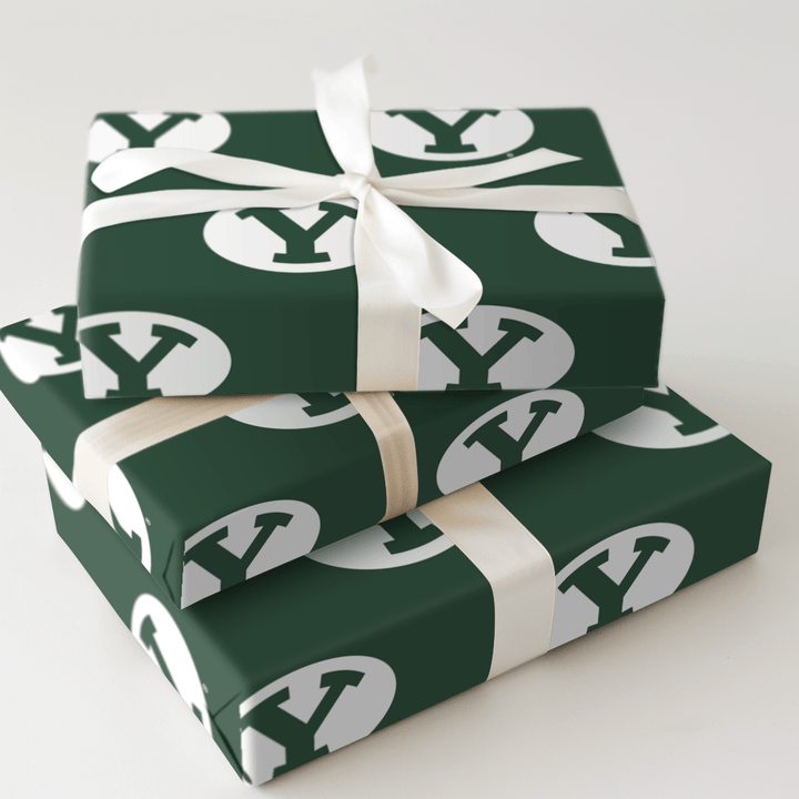 Green with Cougar Pride - Wrapping Paper - Aspen & Arlo