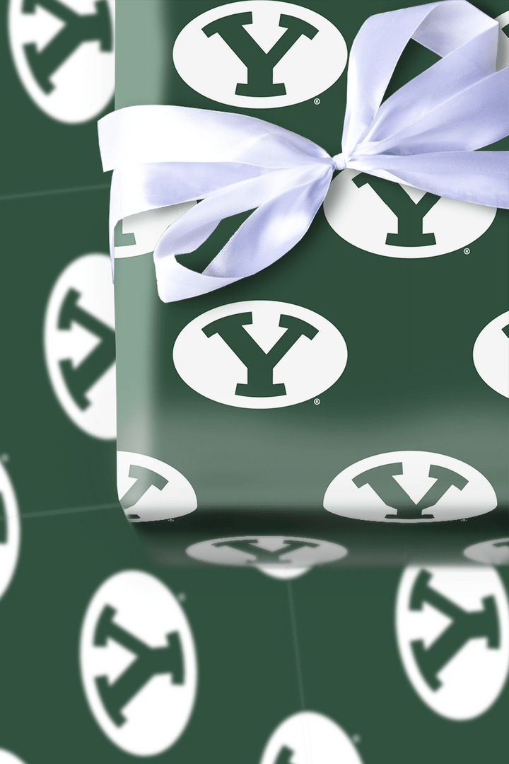 Green with Cougar Pride - Wrapping Paper - Aspen & Arlo