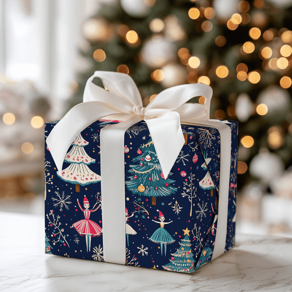 Waltz of Snowflakes - Wrapping Paper - Aspen & Arlo