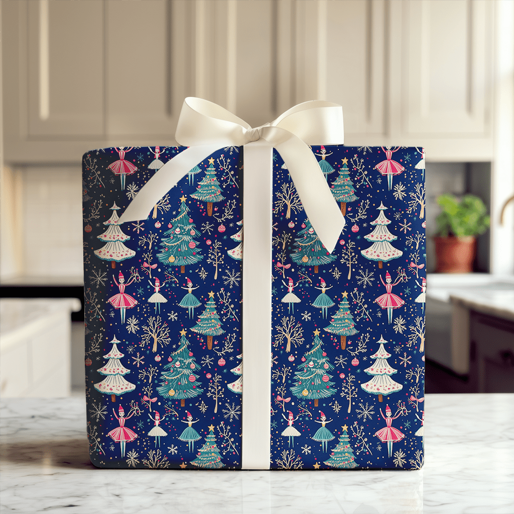 Waltz of Snowflakes - Wrapping Paper - Aspen & Arlo