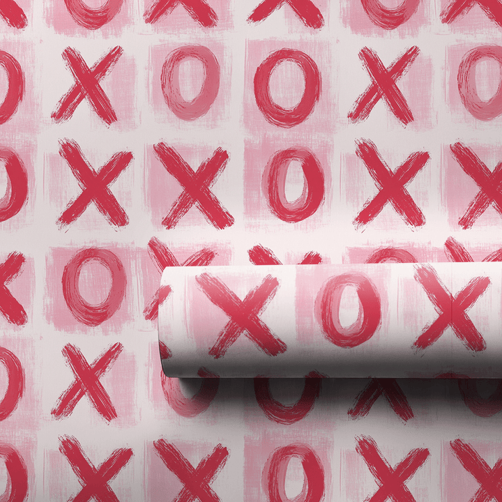 Kiss Hug Kiss Hug - Wrapping Paper - Aspen & Arlo
