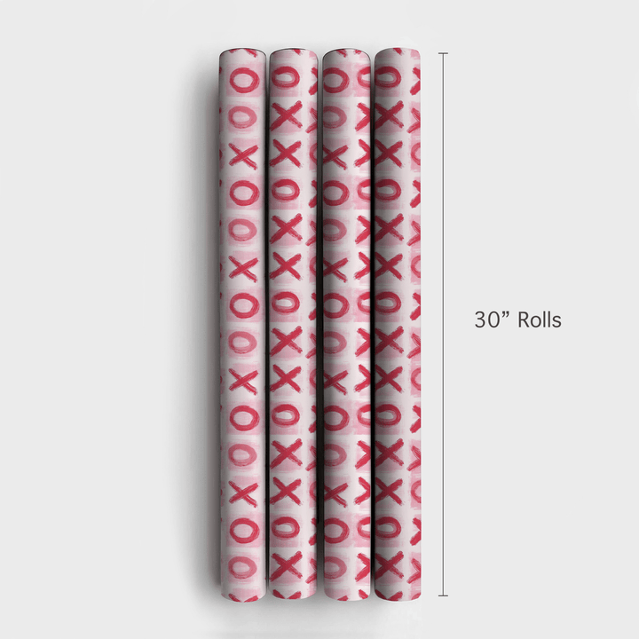 Kiss Hug Kiss Hug - Wrapping Paper - Aspen & Arlo