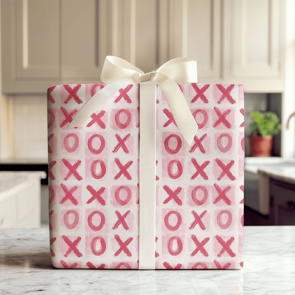 Kiss Hug Kiss Hug - Wrapping Paper - Aspen & Arlo