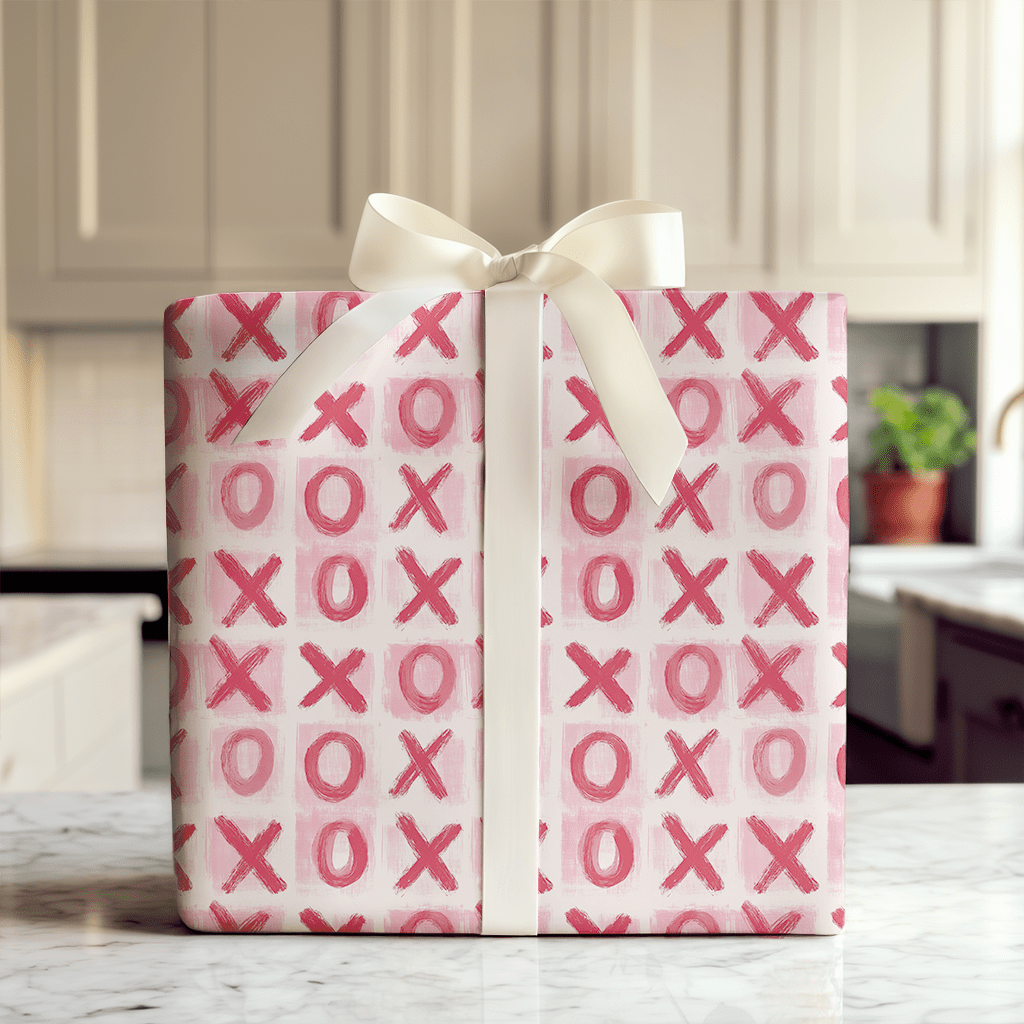 Kiss Hug Kiss Hug - Wrapping Paper - Aspen & Arlo