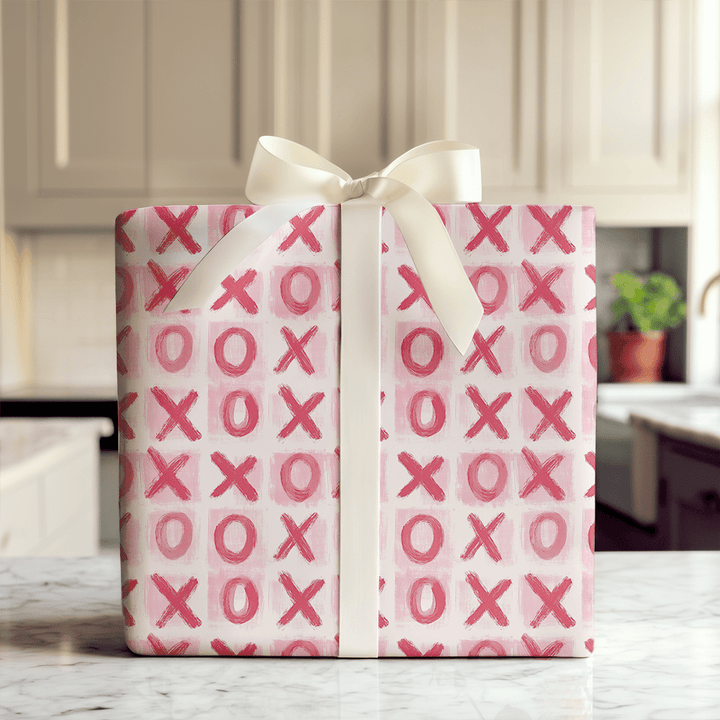 Kiss Hug Kiss Hug - Wrapping Paper - Aspen & Arlo