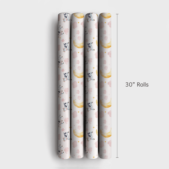 Mooving to the Moon - Wrapping Paper - Aspen & Arlo