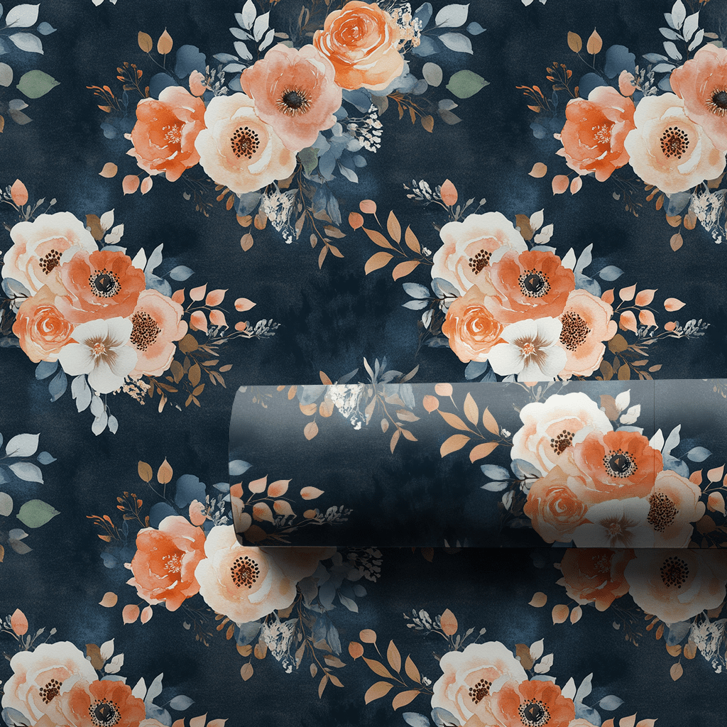 Dark Rosewood - Wrapping Paper - Aspen & Arlo