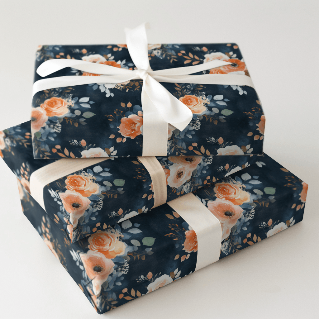 Dark Rosewood - Wrapping Paper - Aspen & Arlo
