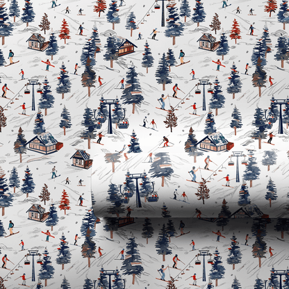 Winter Vacation - Wrapping Paper - Aspen & Arlo