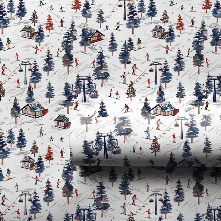 Winter Vacation - Wrapping Paper - Aspen & Arlo