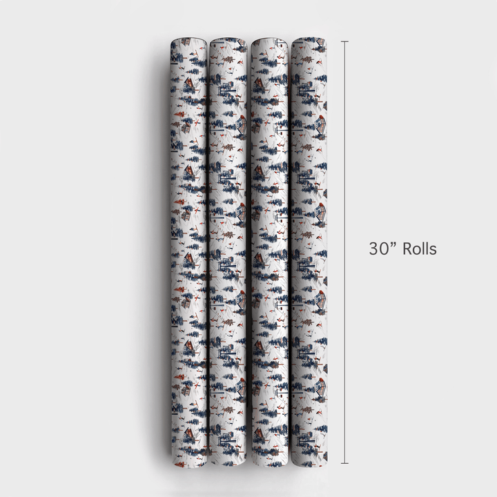 Winter Vacation - Wrapping Paper - Aspen & Arlo