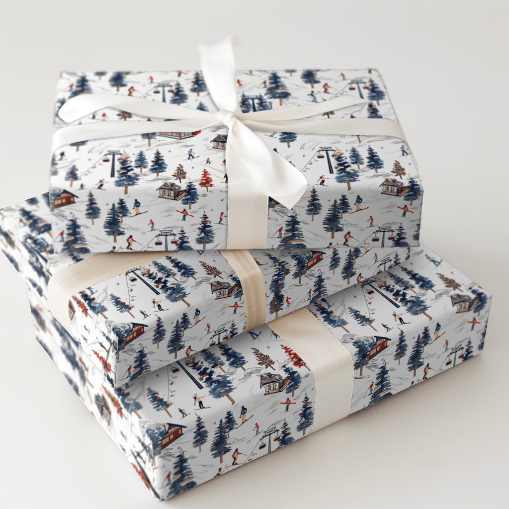 Winter Vacation - Wrapping Paper - Aspen & Arlo