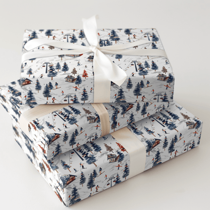 Winter Vacation - Wrapping Paper - Aspen & Arlo