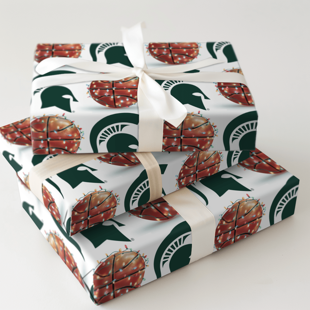 Holiday Hoops Spartans - Wrapping Paper - Aspen & Arlo