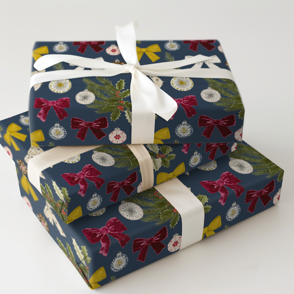Velvet Bow Ornament
