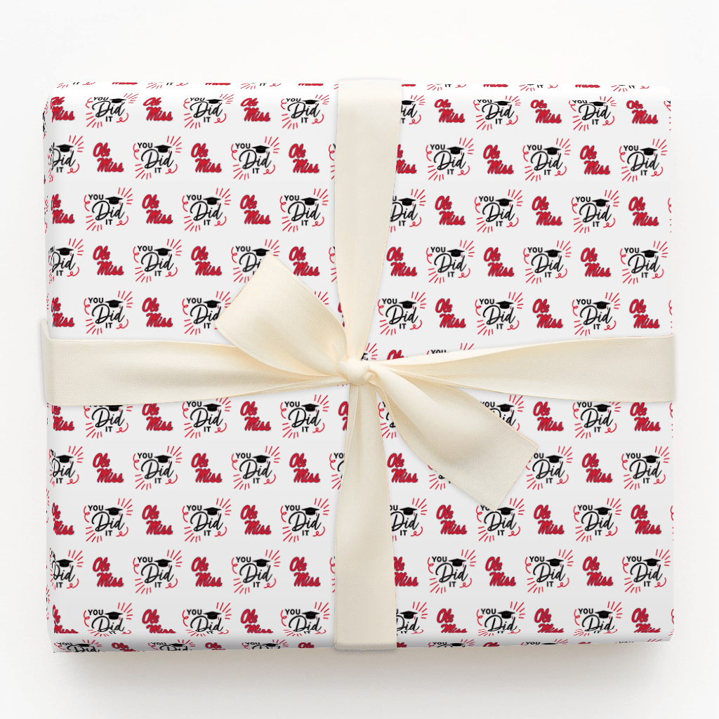 You Did It Ole Miss - Wrapping Paper - Aspen & Arlo