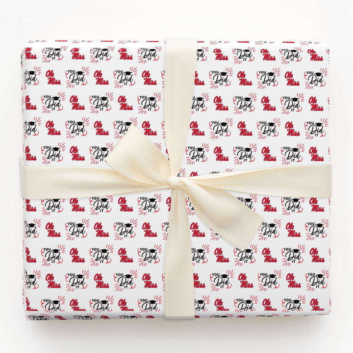 You Did It Ole Miss - Wrapping Paper - Aspen & Arlo