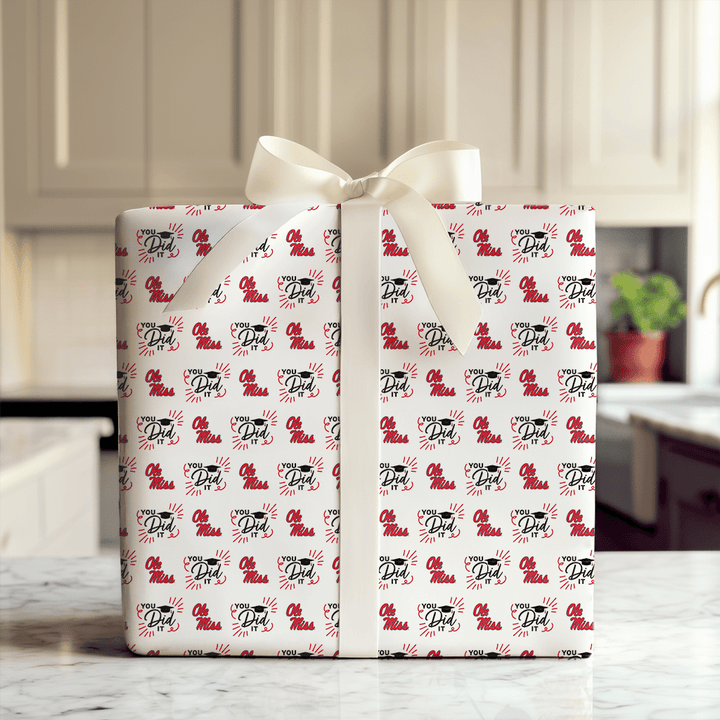 You Did It Ole Miss - Wrapping Paper - Aspen & Arlo