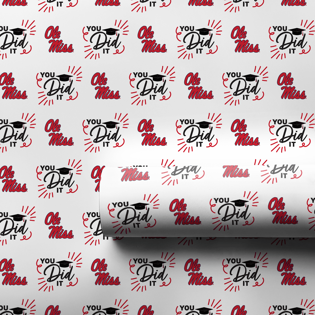 You Did It Ole Miss - Wrapping Paper - Aspen & Arlo