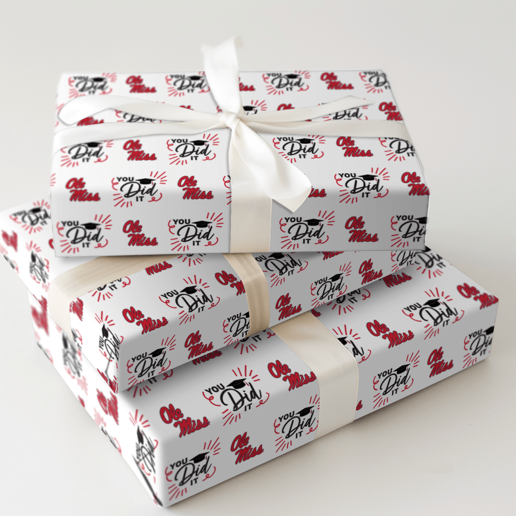 You Did It Ole Miss - Wrapping Paper - Aspen & Arlo