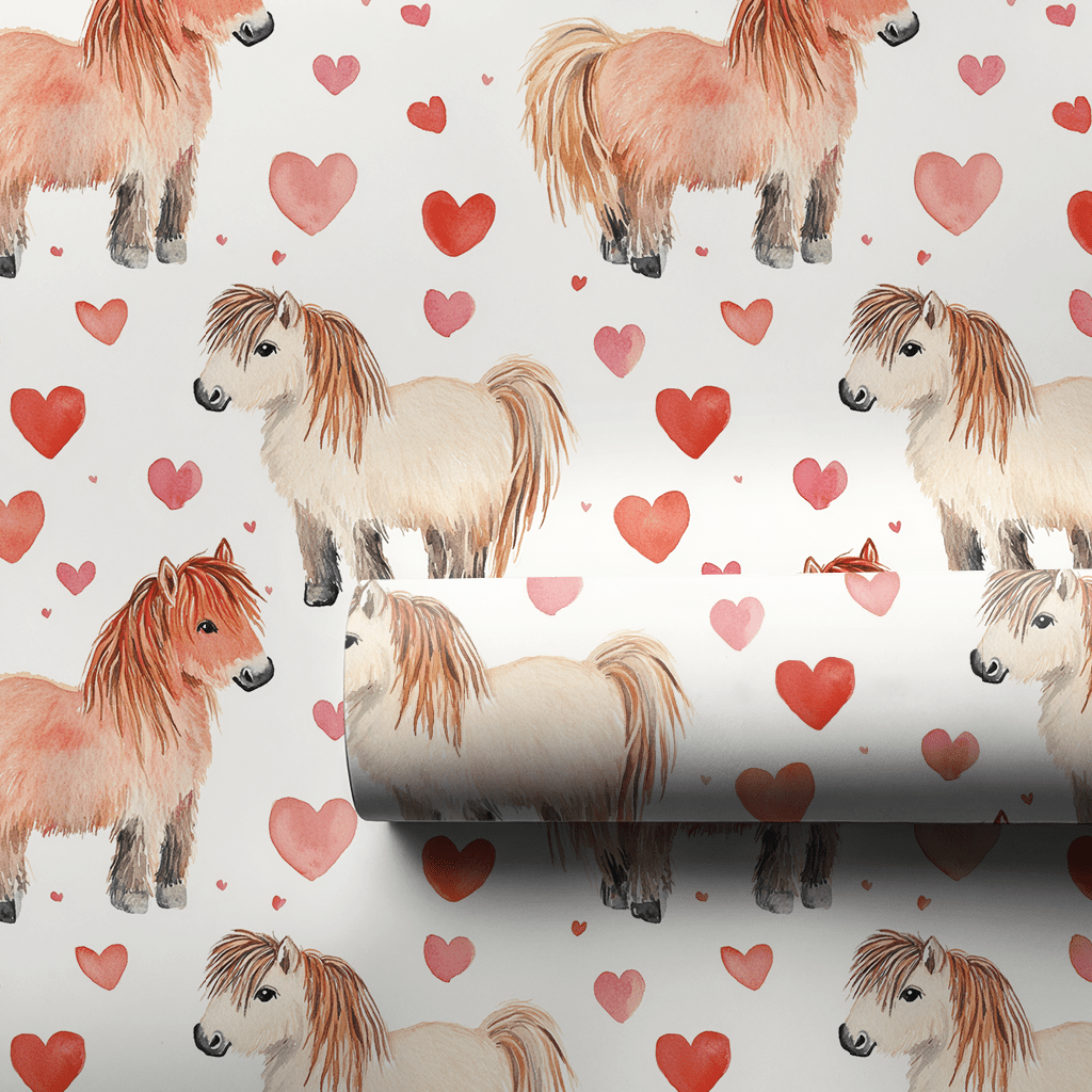 Shetland Valentine - Wrapping Paper - Aspen & Arlo