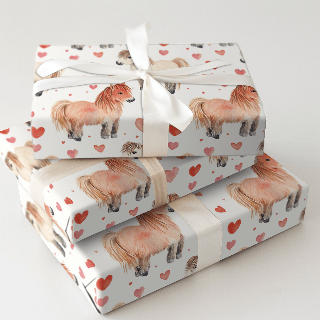 Shetland Valentine - Wrapping Paper - Aspen & Arlo