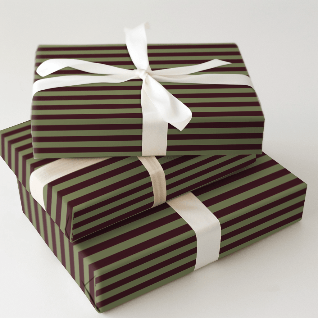 Olive & Noir - Wrapping Paper - Aspen & Arlo