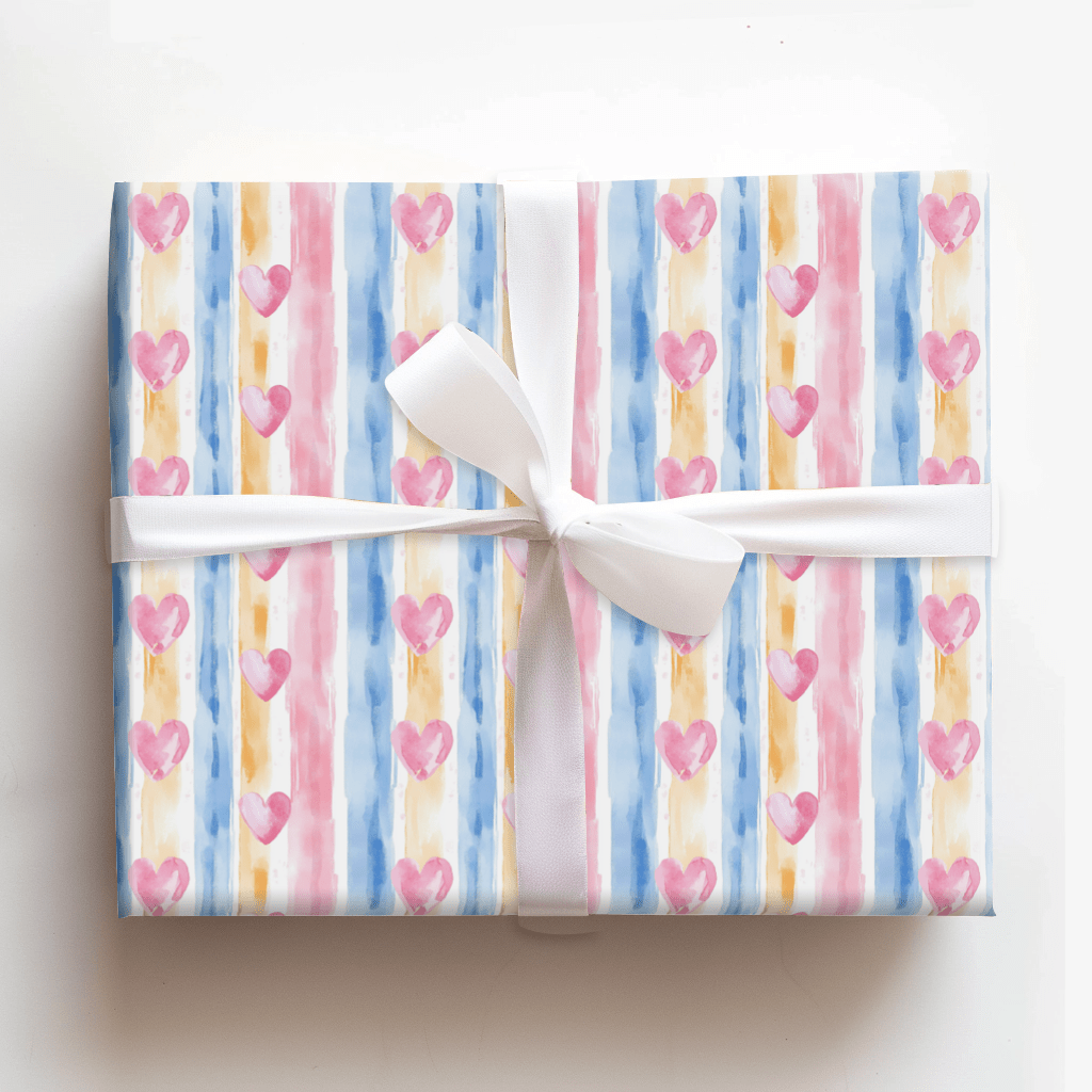 Heartbeat and Highlights - Wrapping Paper - Aspen & Arlo