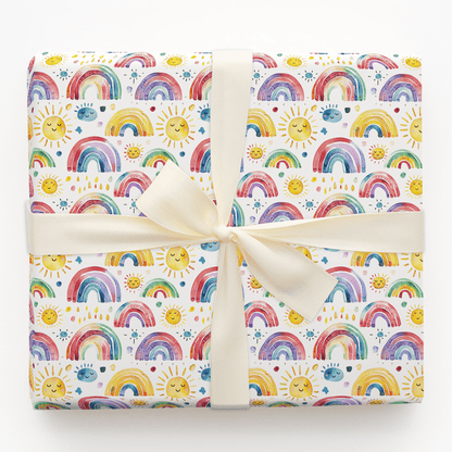 Rainbow Smiles - Wrapping Paper - Aspen & Arlo