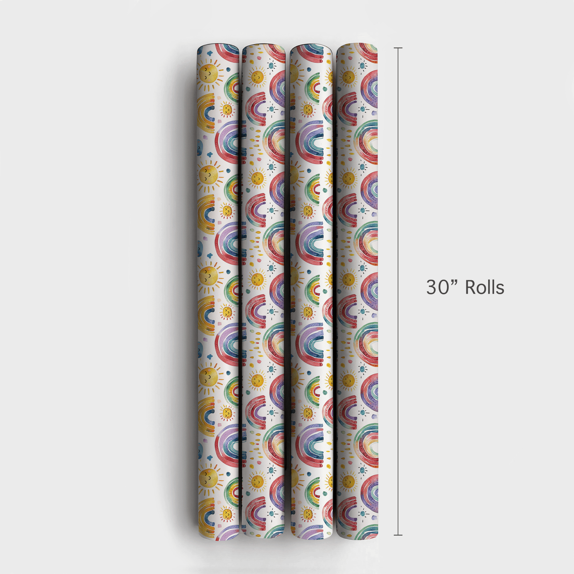 Rainbow Smiles - Wrapping Paper - Aspen & Arlo