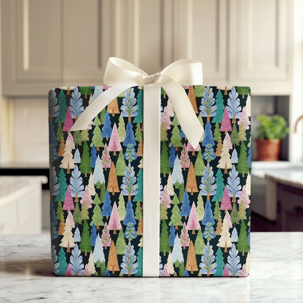 Moonlight Spruce - Wrapping Paper - Aspen & Arlo