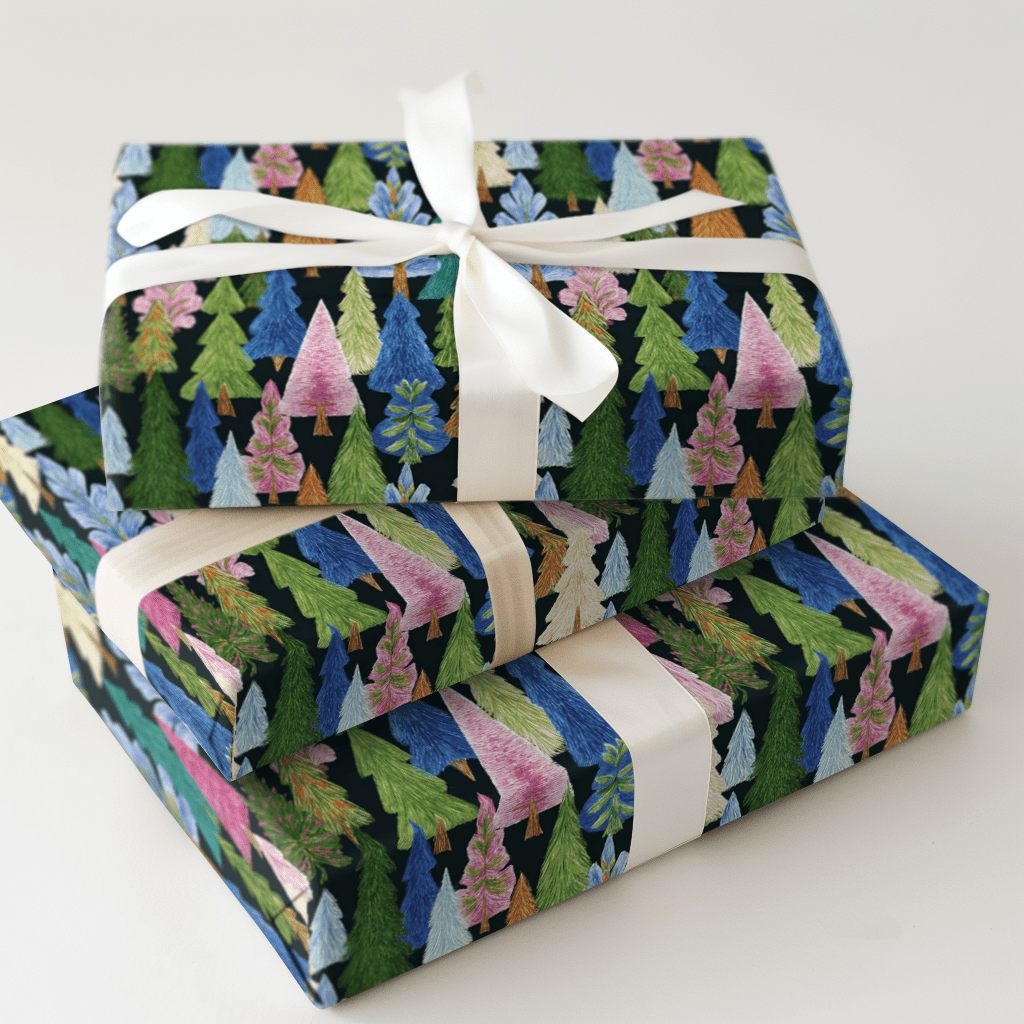 Moonlight Spruce - Wrapping Paper - Aspen & Arlo