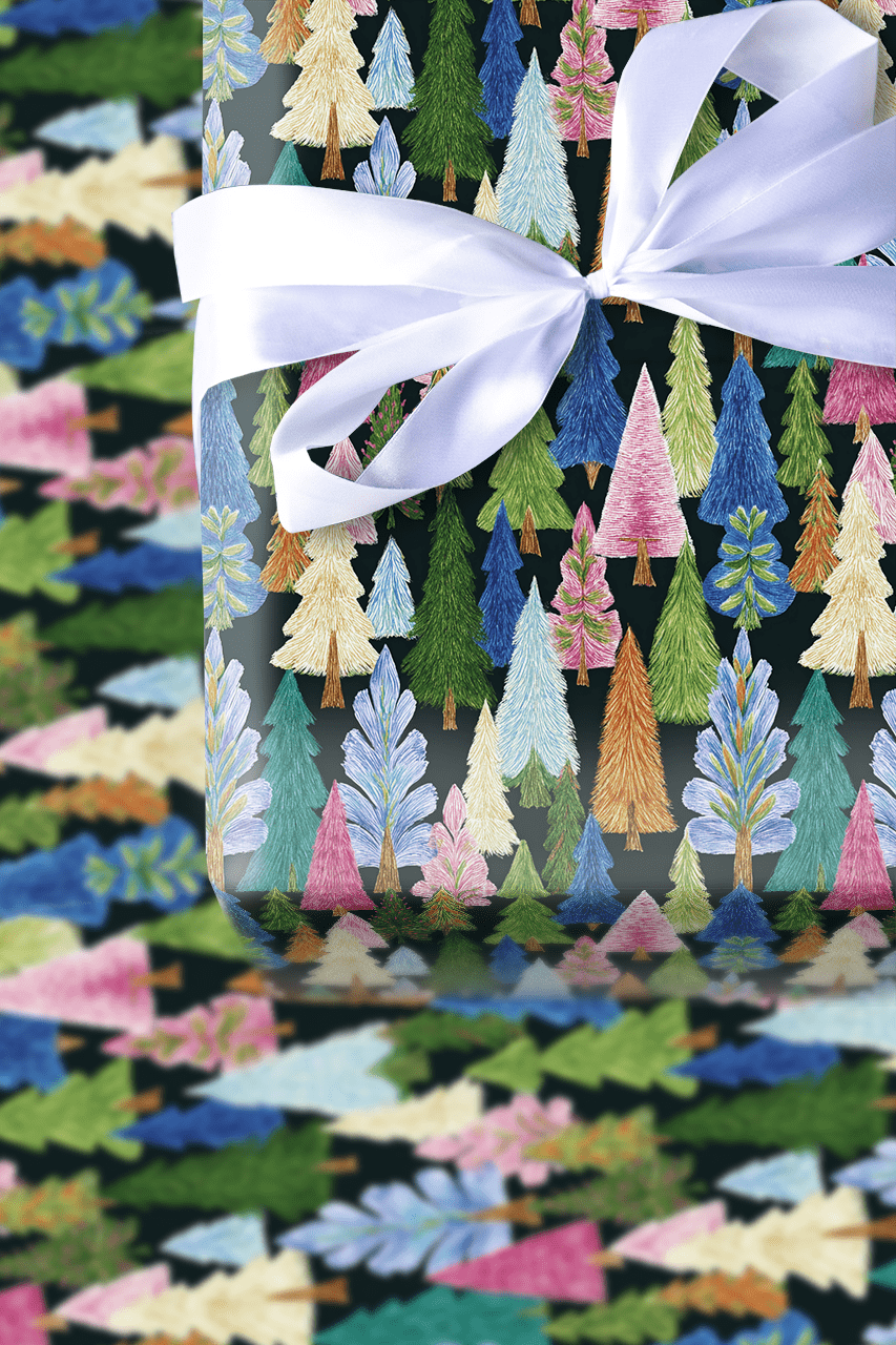Moonlight Spruce - Wrapping Paper - Aspen & Arlo