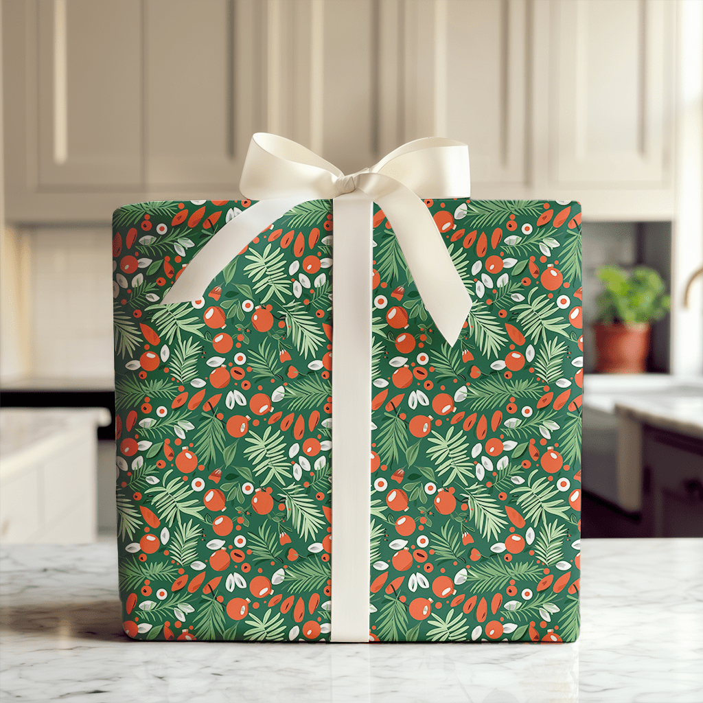 Festive Garden - Wrapping Paper - Aspen & Arlo