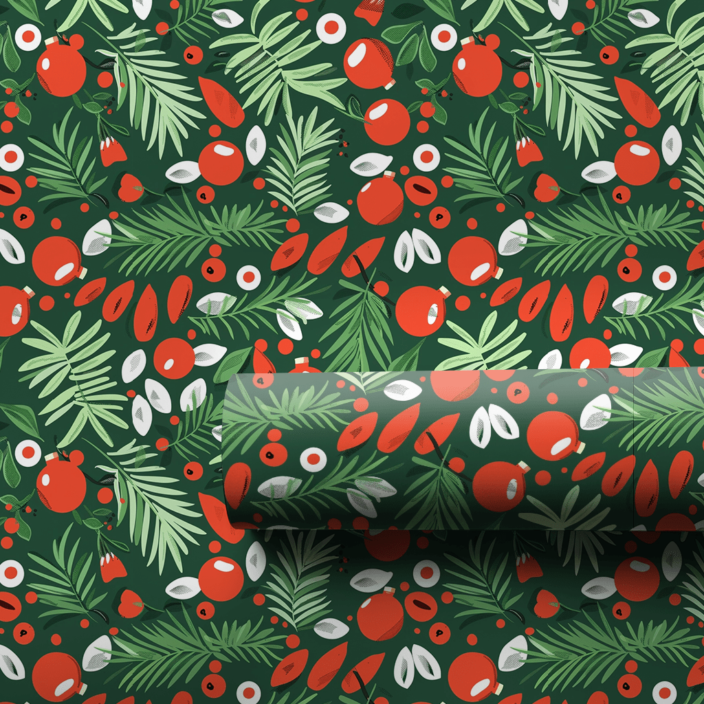 Festive Garden - Wrapping Paper - Aspen & Arlo