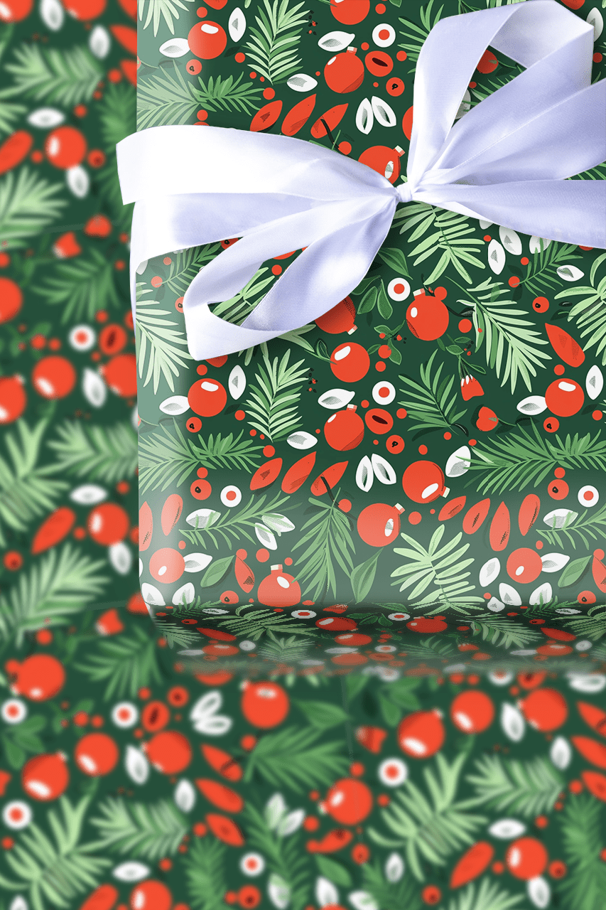 Festive Garden - Wrapping Paper - Aspen & Arlo