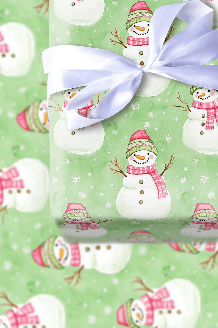 Mint to Be Frosty - Wrapping Paper - Aspen & Arlo