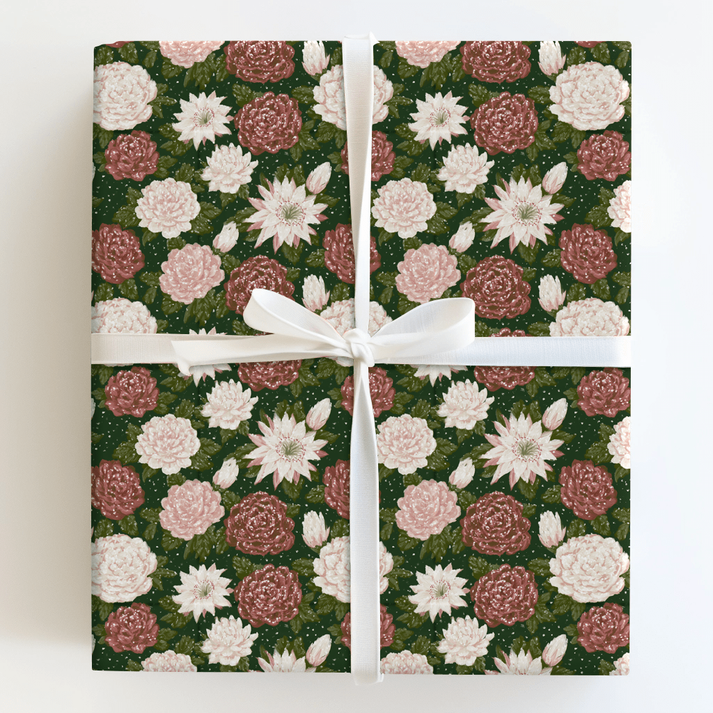 Crystal Camellia - Wrapping Paper - Aspen & Arlo