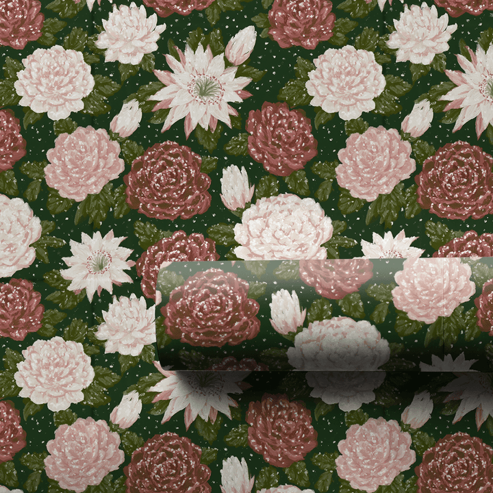 Crystal Camellia - Wrapping Paper - Aspen & Arlo
