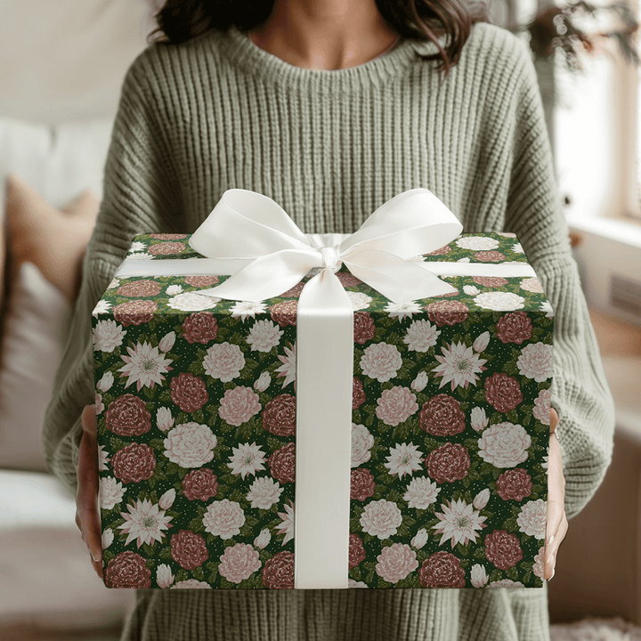 Crystal Camellia - Wrapping Paper - Aspen & Arlo