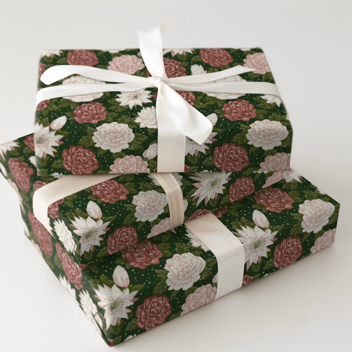 Crystal Camellia - Wrapping Paper - Aspen & Arlo