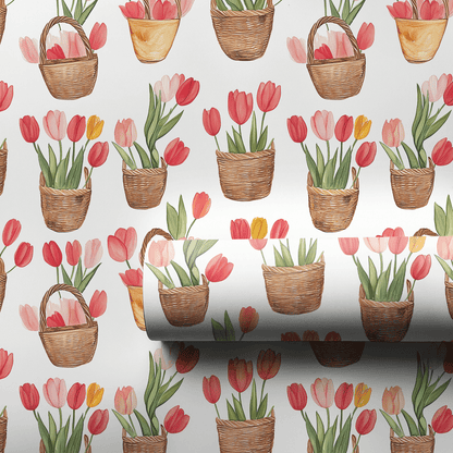April Flower Girl - Wrapping Paper - Aspen & Arlo