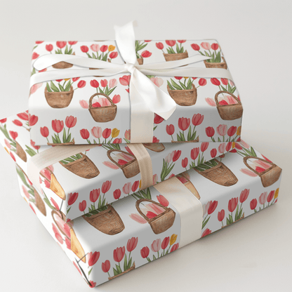 April Flower Girl - Wrapping Paper - Aspen & Arlo