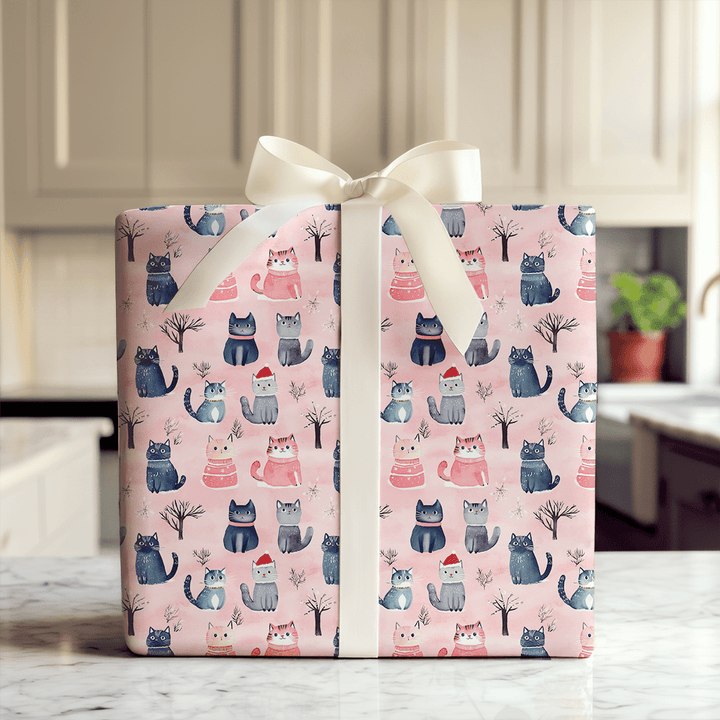 Pastel Panther - Wrapping Paper - Aspen & Arlo
