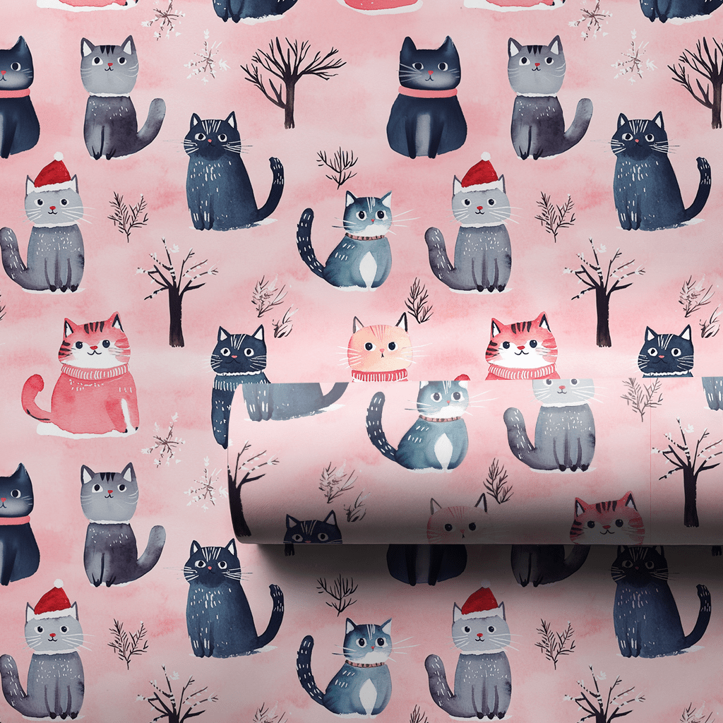Pastel Panther - Wrapping Paper - Aspen & Arlo